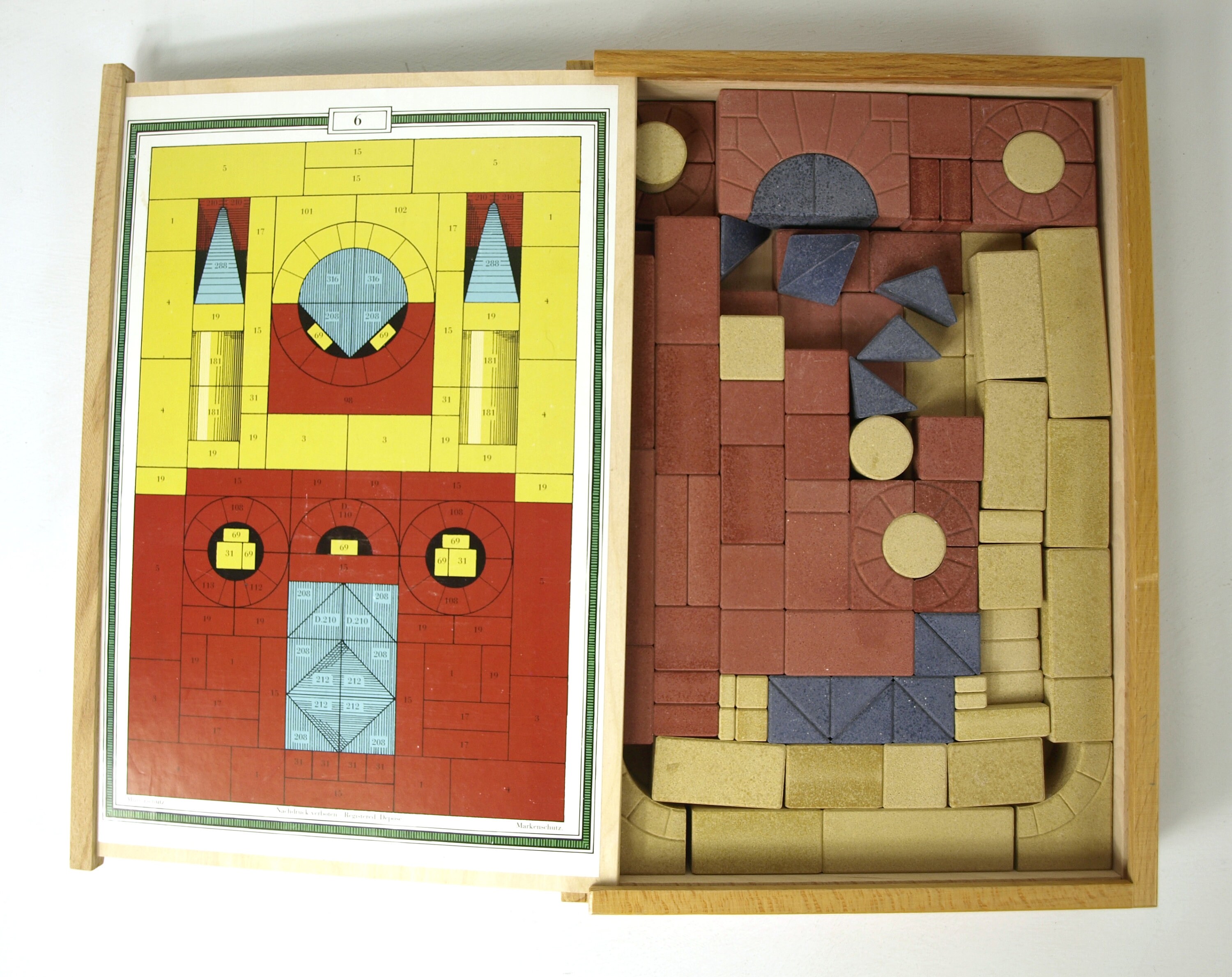 Anker Stone Building Block Set From 1906 No 4A Complete