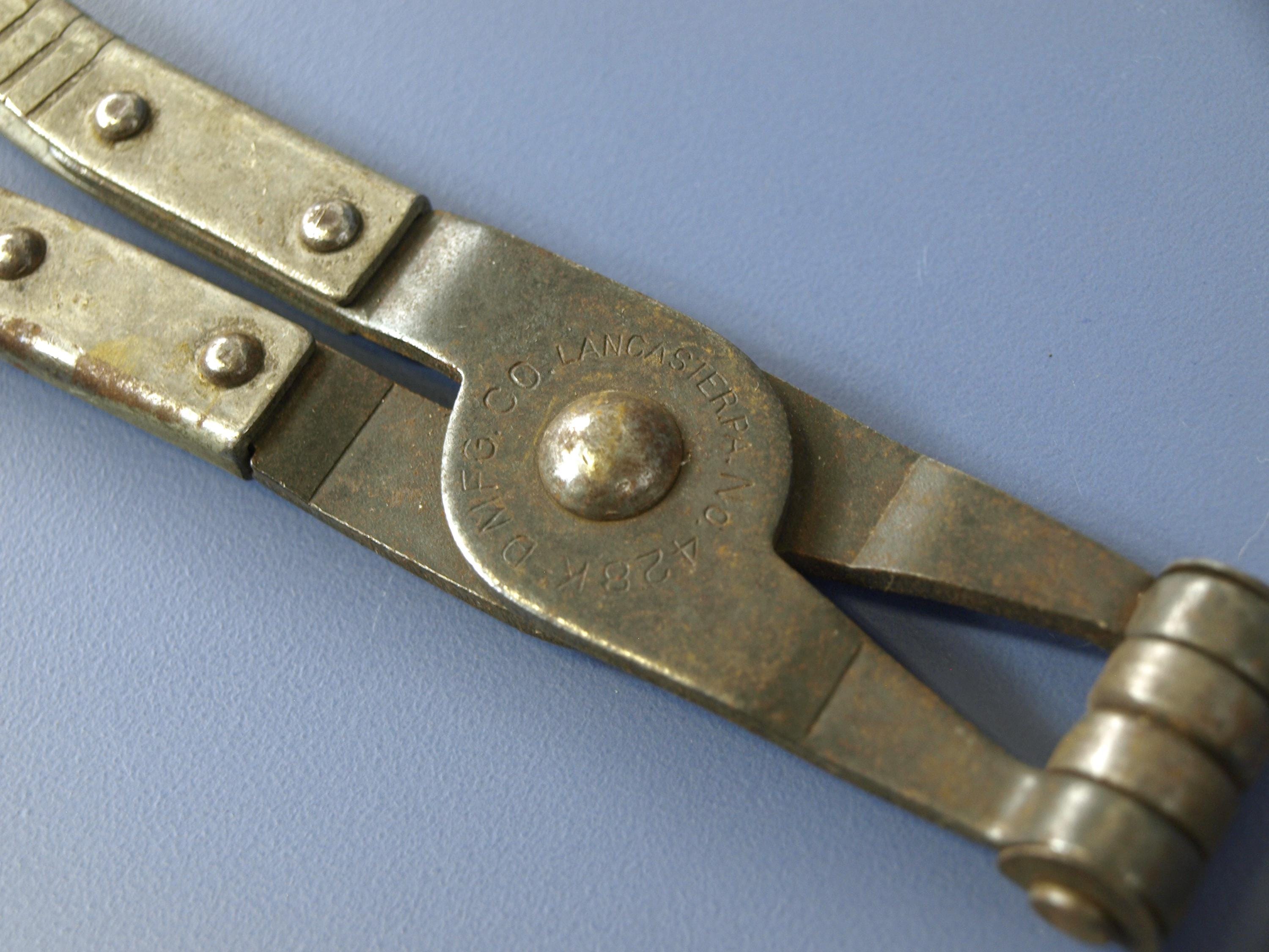 Vintage Hand Tools: Monogram Aviation Rivet Pliers 7 In. (2) and