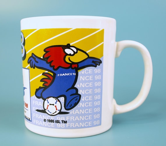 Vintage France 1998 World Cup Footix Staffordshire Tableware