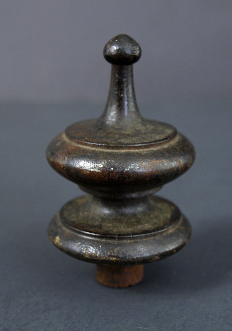 Vintage / Antique Turned Wood Finials for Furniture Etsy