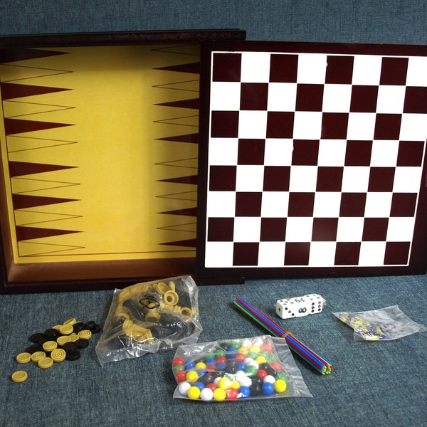 Wood Board Game Case Etsy