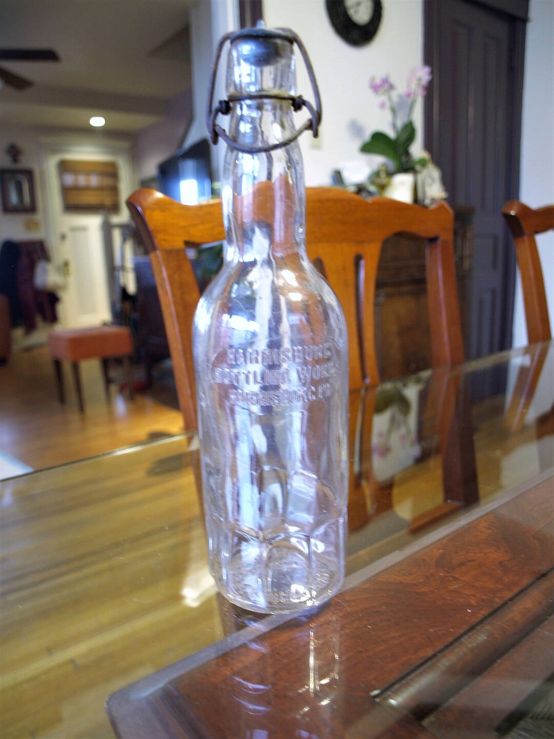 Harrisburg Bottle Works Harrisburg Pa. Soda Pop Beverage Wire Bail Cork