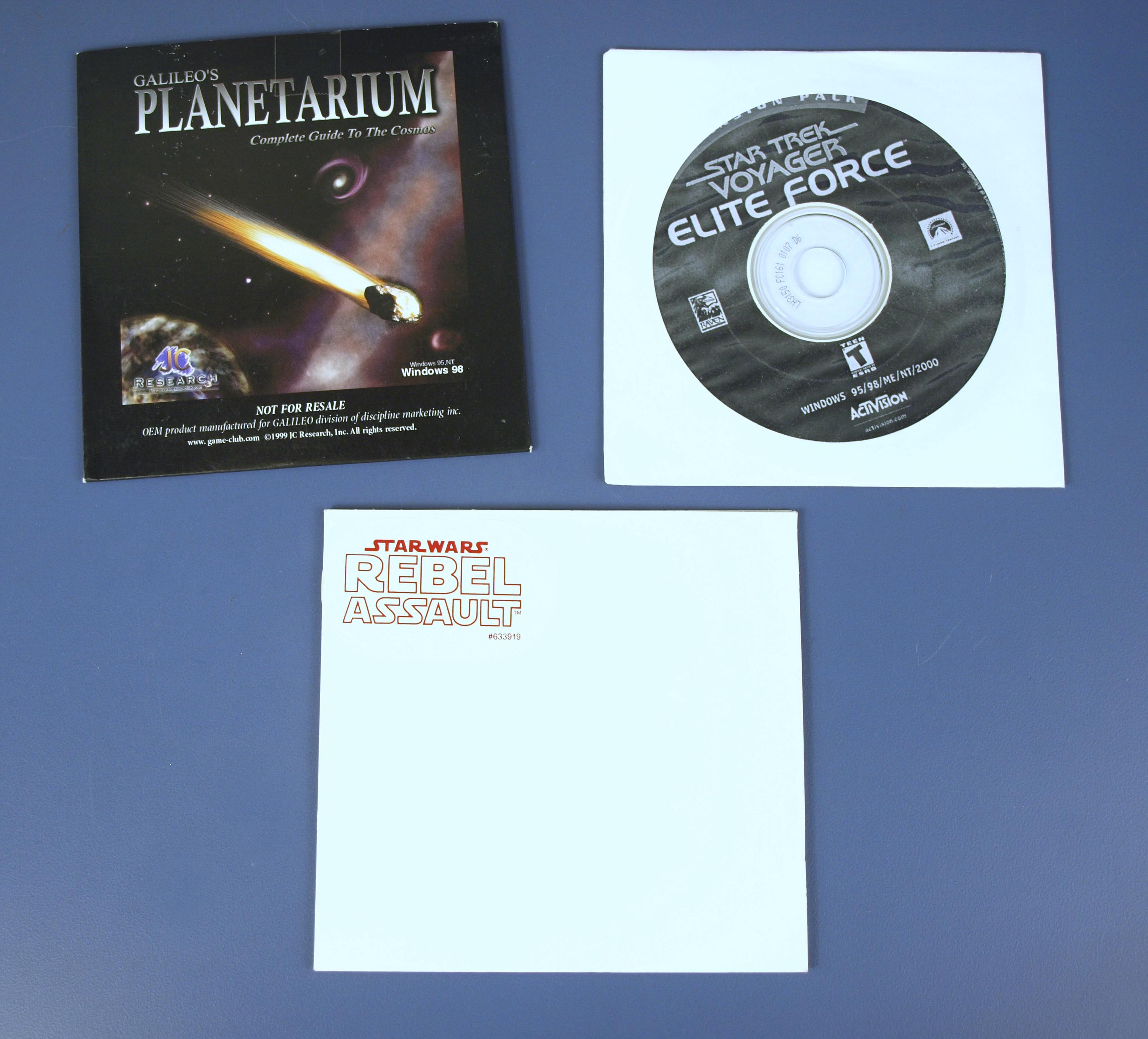 Windows 95/98/Me/NT/2000対応ビンテージコンピュータゲームCD - 3枚