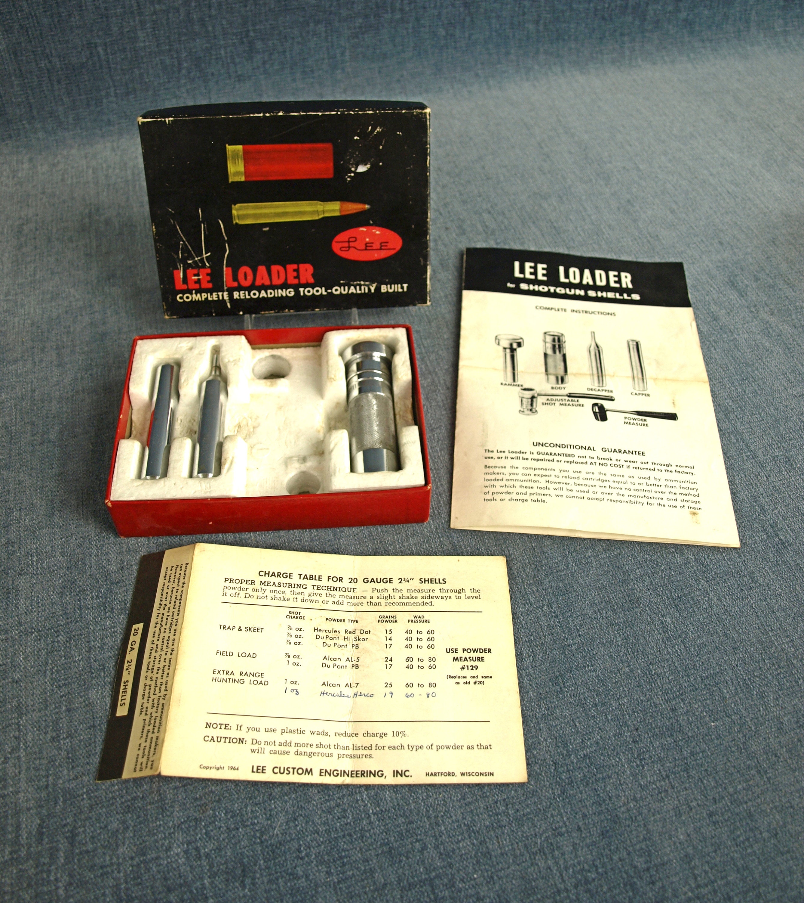 Rare! 16 gauge lee loader set 