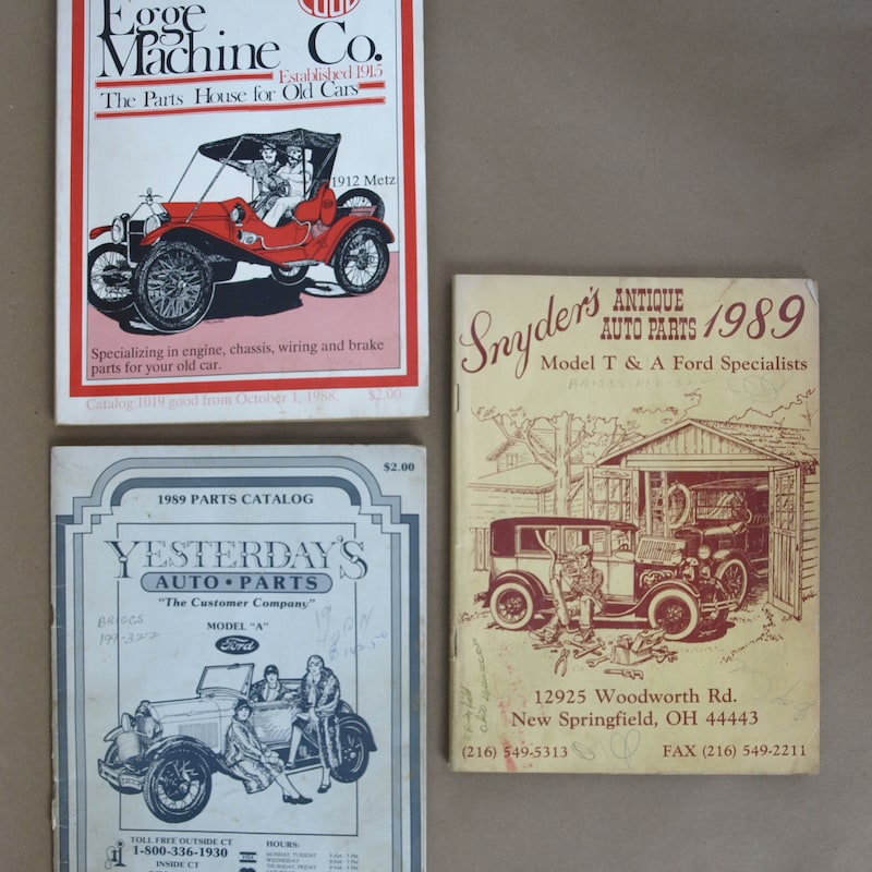 Snyder's Antique Model a Parts Etsy