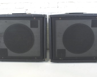 Sunn Alpha Monitor Wedge Cube Speakers With 16 Ohm System