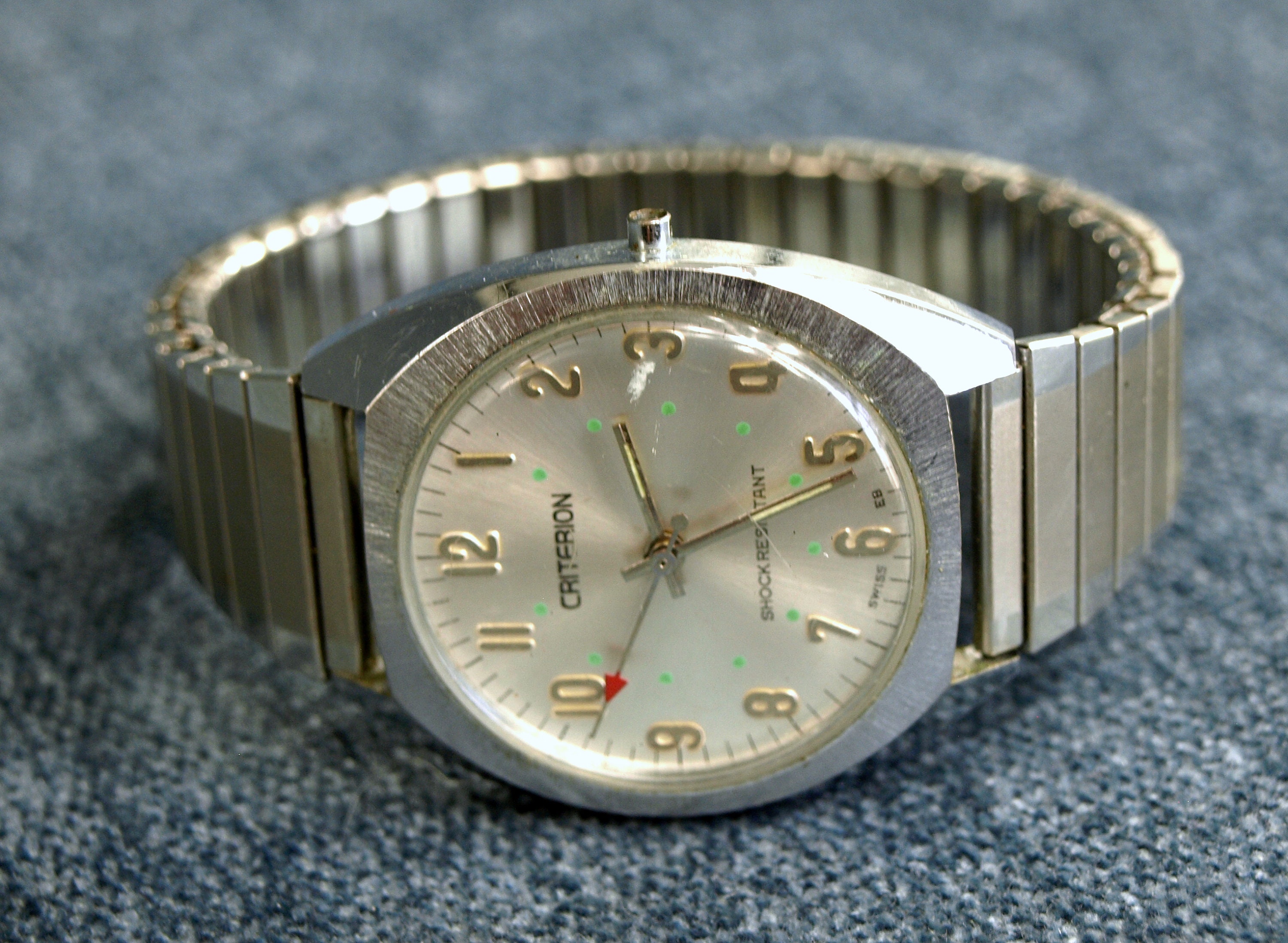 Vintage Criterion Shock Resistant Swiss Watch Vintage Criterion Watch | eBay main image 3