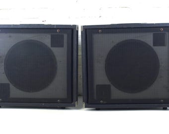 Sunn Alpha Monitor Wedge Cube Speakers With 16 Ohm System