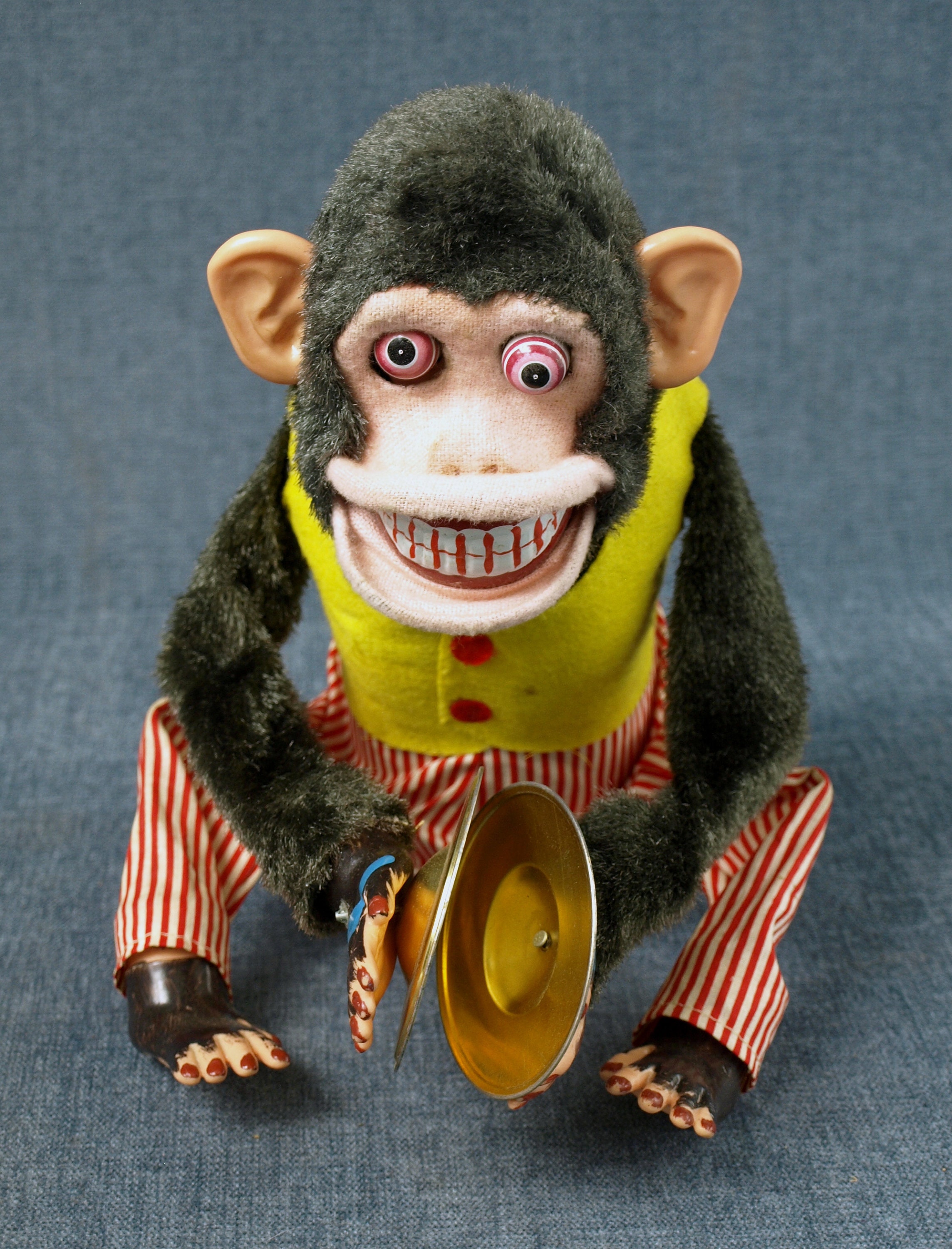 Vintage Jolly Chimp Monkey Battery Operated Toy by C.K. Kuramochi