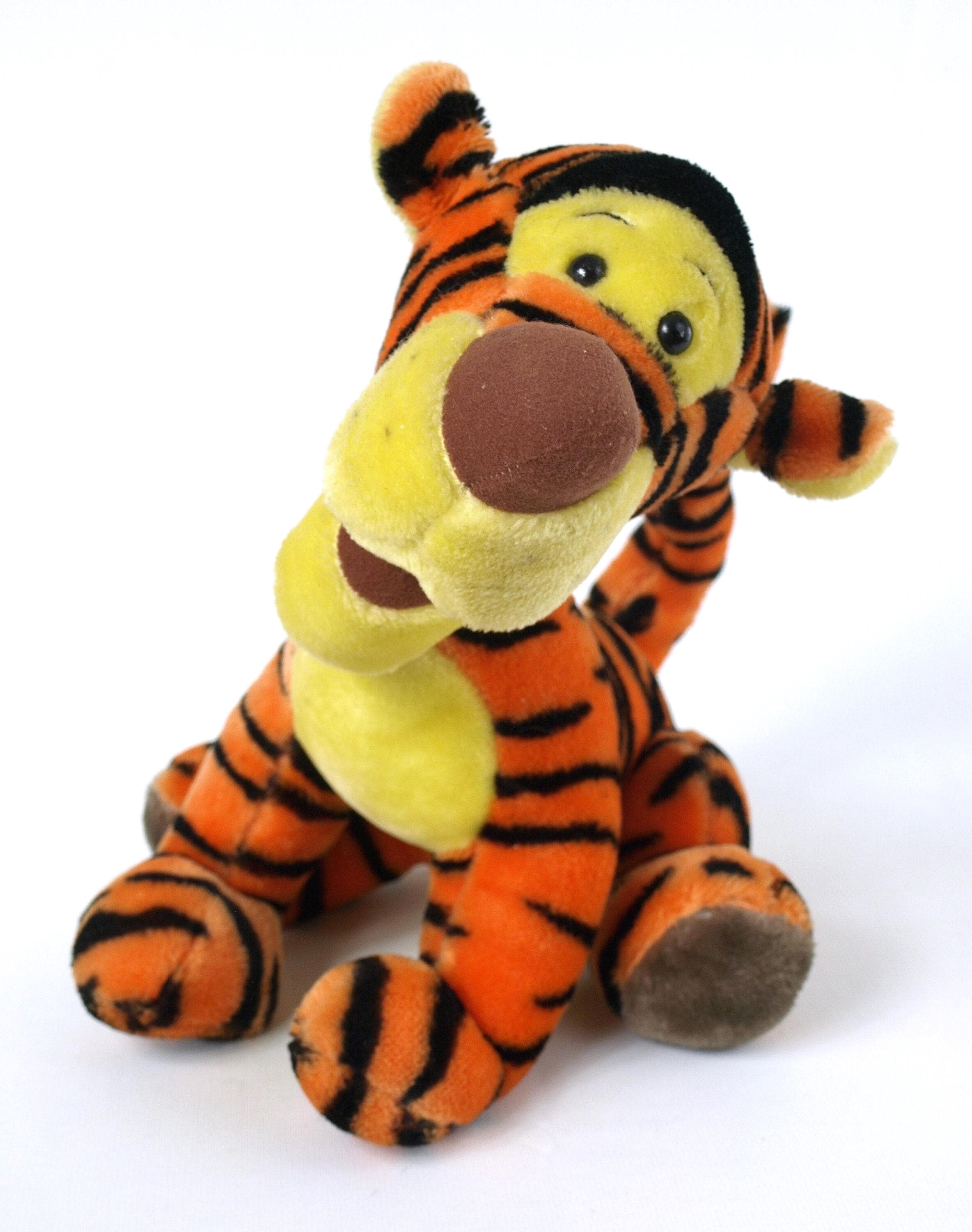 Vintage Seated Plush Tigger, 14