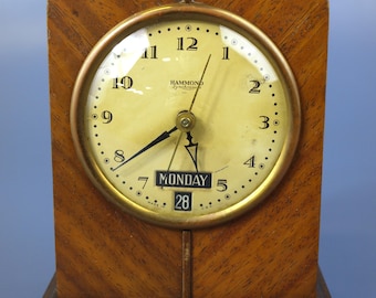 インテリア時計 1930's Hammond Synchronous Wall Clock Vintage Hammond Postal Telegraph Synchronous Electric Time
