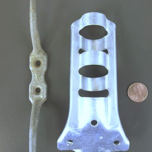Flaggenmast Halterung für 1 "Durchmesser Pole & Seilklemme Outdoor Flagge hängen Zubehör - Toller Zustand - 15,2 cm - keine Schrauben enthalten