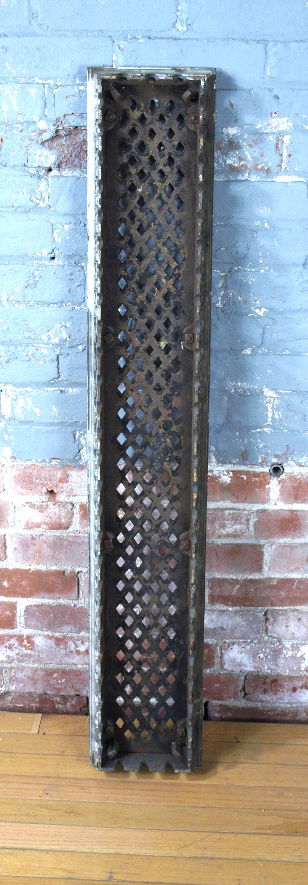 Old Radiator Cover Antique Cast Iron Radiator Cover - Ca. 1887-early 1900's - Fits ...