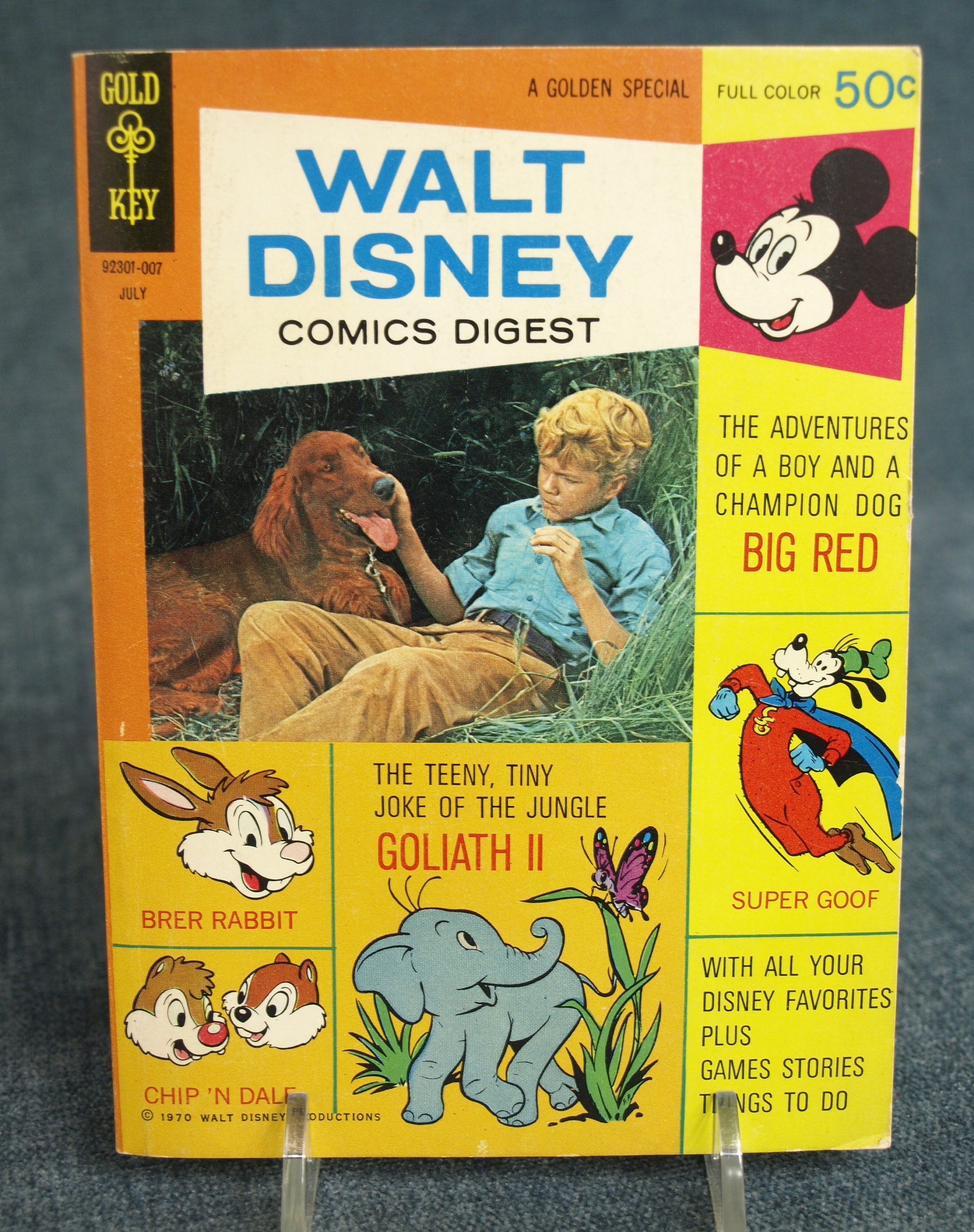 Walt Disney Comics Digest No. 23 July 1970 - Gold Key Golden