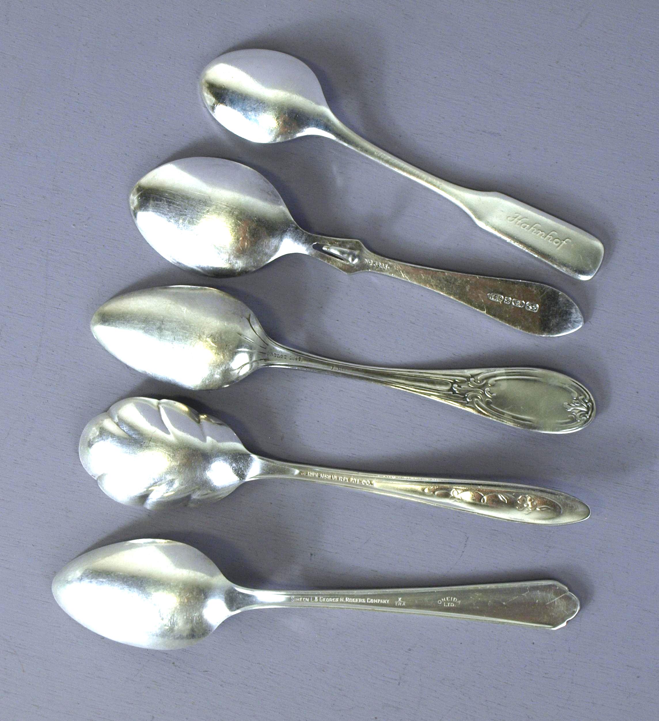 Antique Silver Plated Spoon Collection, Circa 1800-1930's - 5