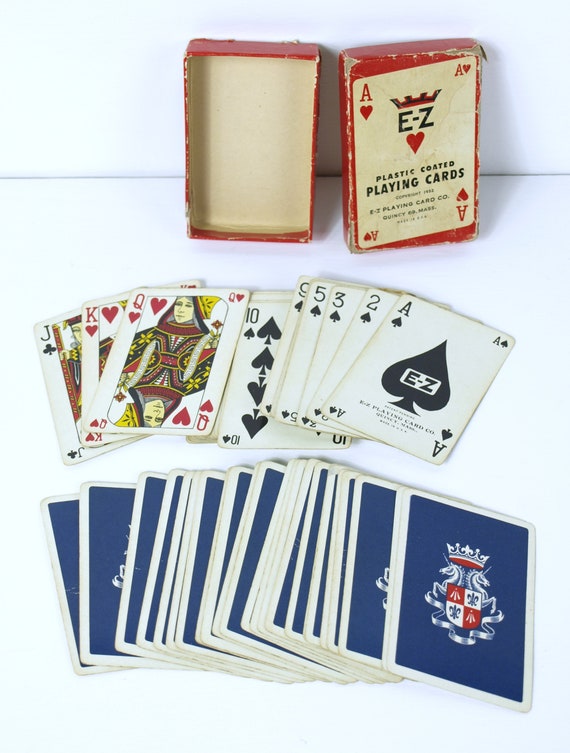 トランプ EPSON ORIGINAL CARDS Vintage E - Z Playing Cards - Skewed Rectangle / Diamond