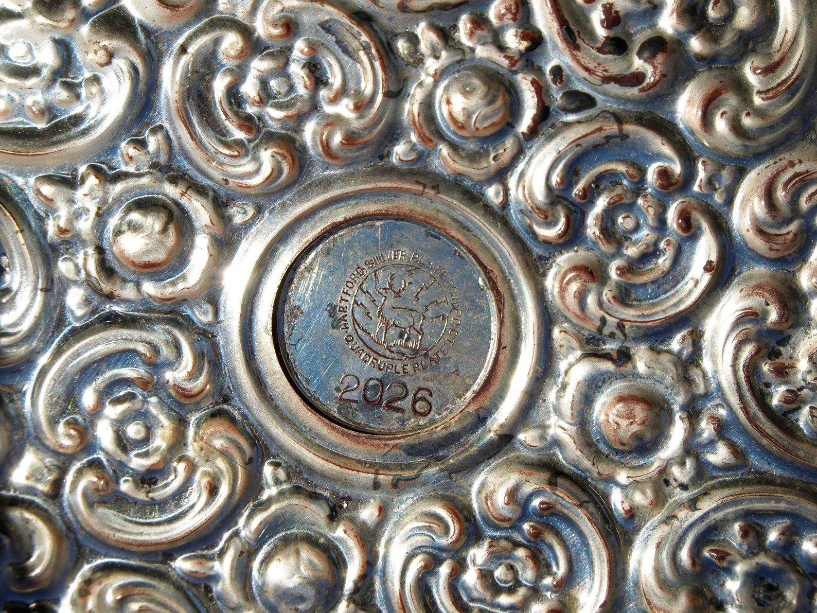 Antique Victorian Hartford Silver Plate Co Quadruple Plate - Etsy