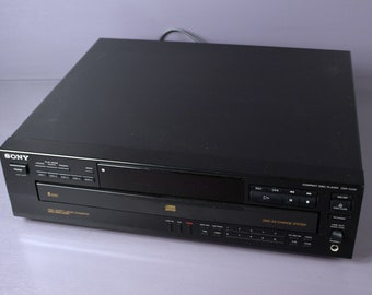 Sony 5 Disc Compact Disc Player Modell Nr. CDP-C435 – getestet und funktioniert – hervorragender Zustand – digitales Audio-Disc-Austauschsystem – keine Fernbedienung