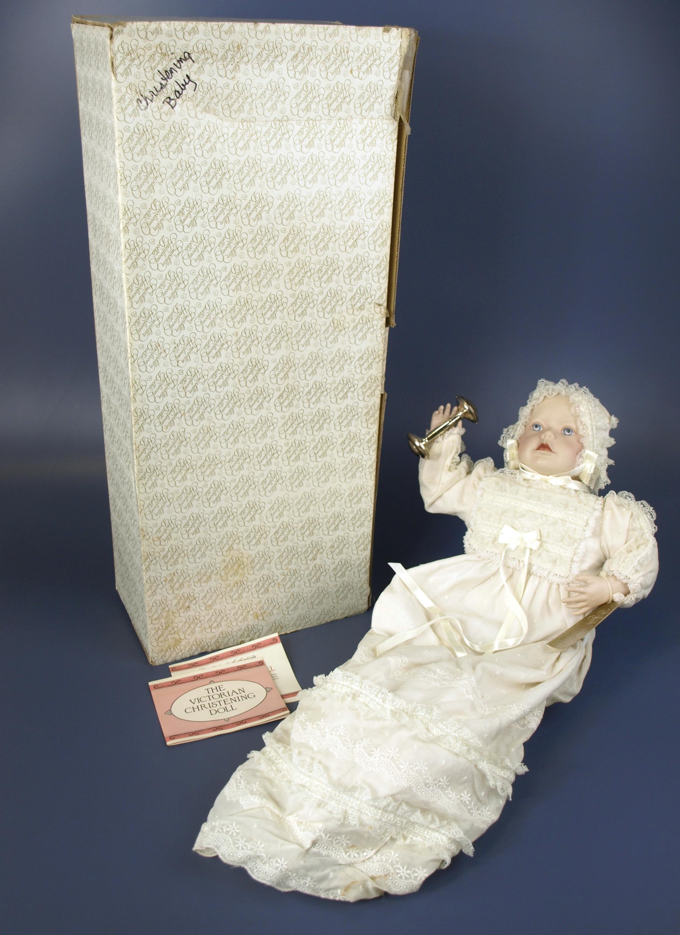 Vintage Franklin Heirloom Dolls the Victorian Christening Doll W