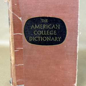 The American College Dictionary - Published by Random House, 1970 - C.L. Barnhart, Editor in Chief - Hardcover Book, No Dust Jacket - Fair+