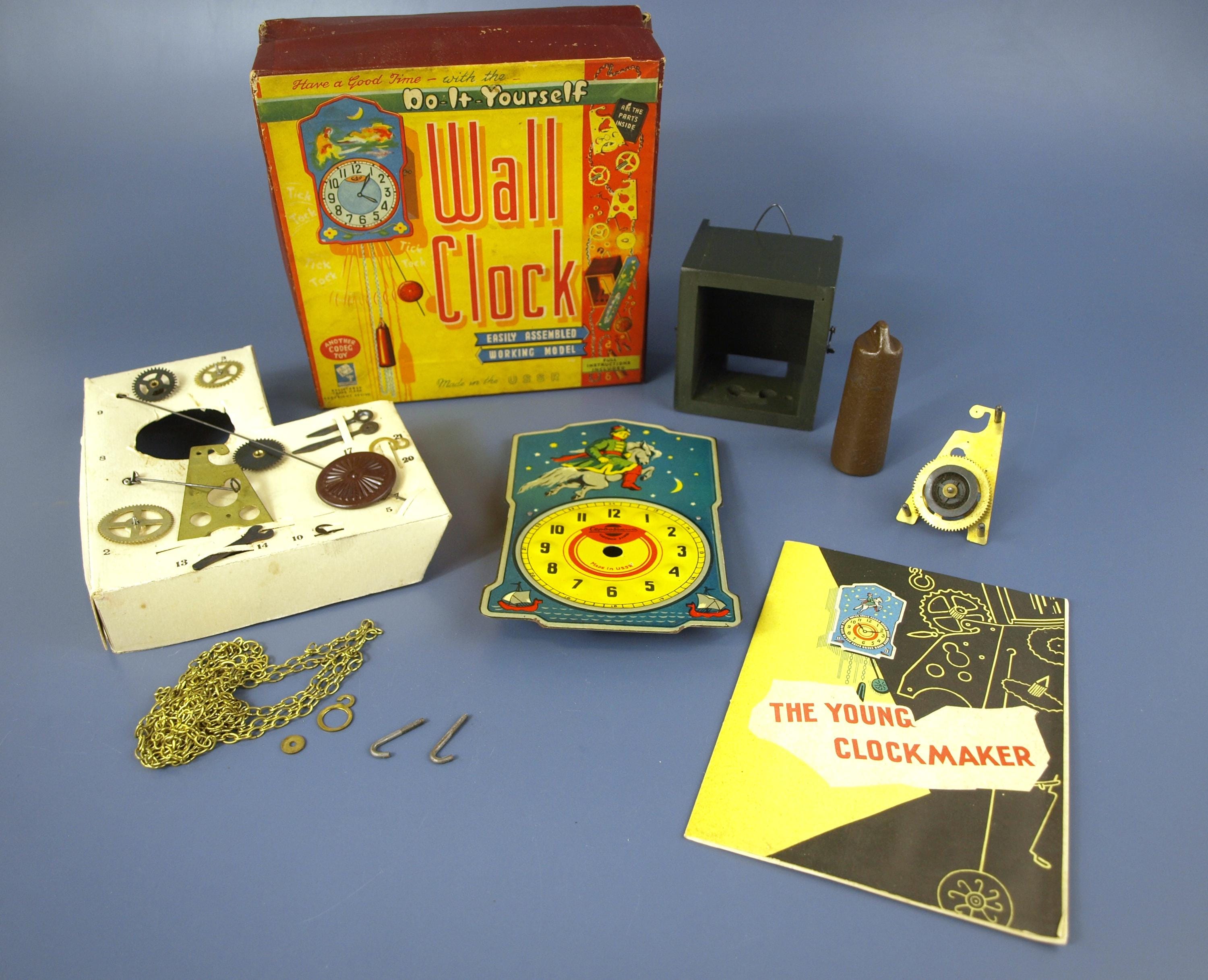 Tin Toy Clock - Etsy