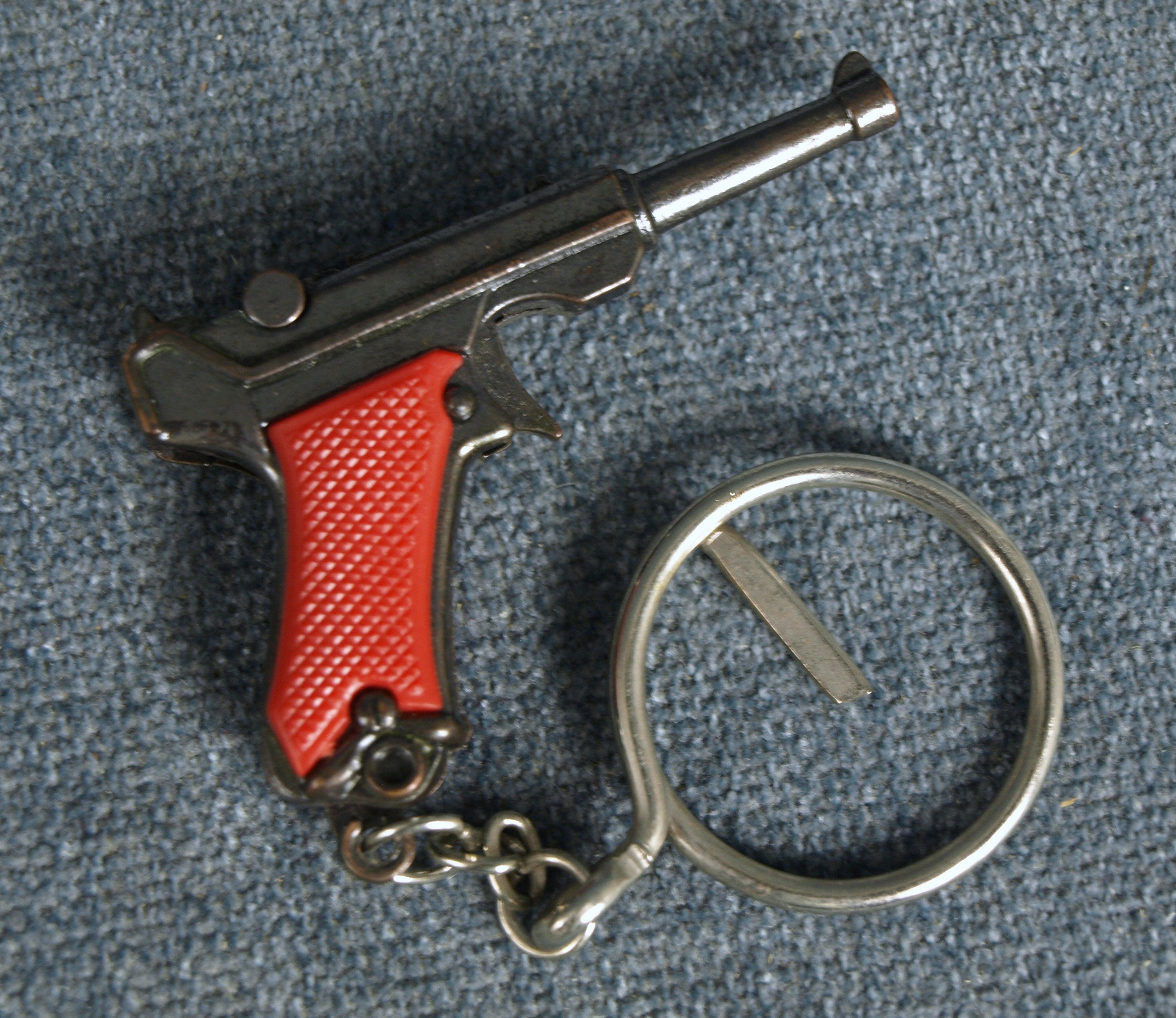 Vintage Miniature Bronze Luger Pistol Cap Gun Toy Keychain / Etsy