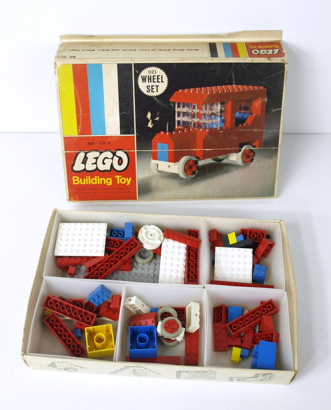 ヴィンテージ 1966 レゴ サムソナイト ビルディングトイ #021