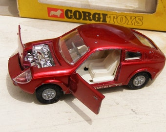 Corgi Exclusive Mini Marcos GT 850 w Golden Jacks take-off wheels – w Box