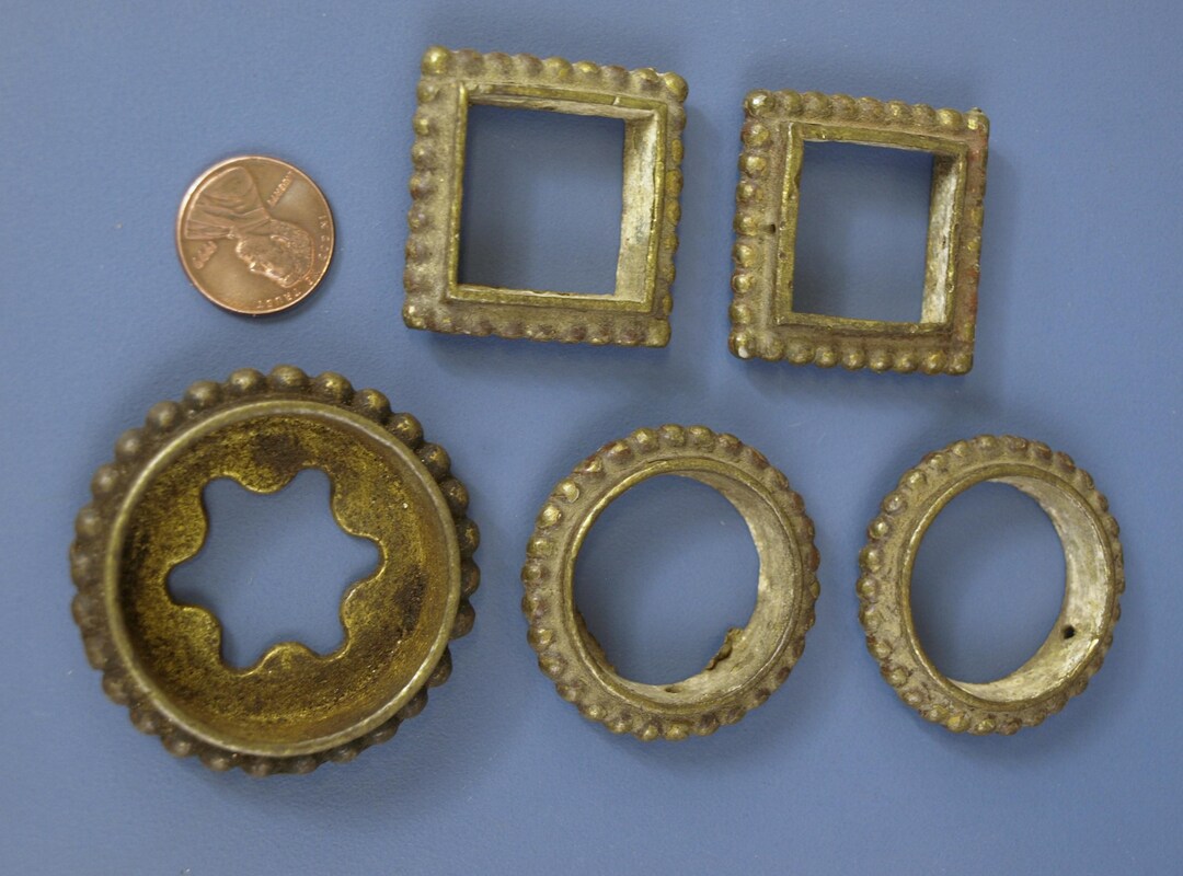 Seating Rings Buy Antique Round and Square Solid Brass Caster Sleeve Rings or Lamp ...