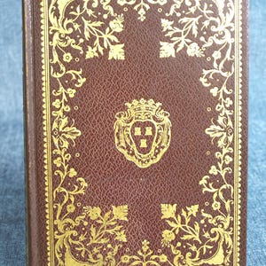 Pere Goriot by Honore de Balzac 1951 Faux Leather Bound and Gold Gilt Novel with Illustrations by Margot Tomes - International Collectors