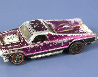 Vintage Hot Wheels Redline Seasider-truck magenta 1969, bespeelde staat