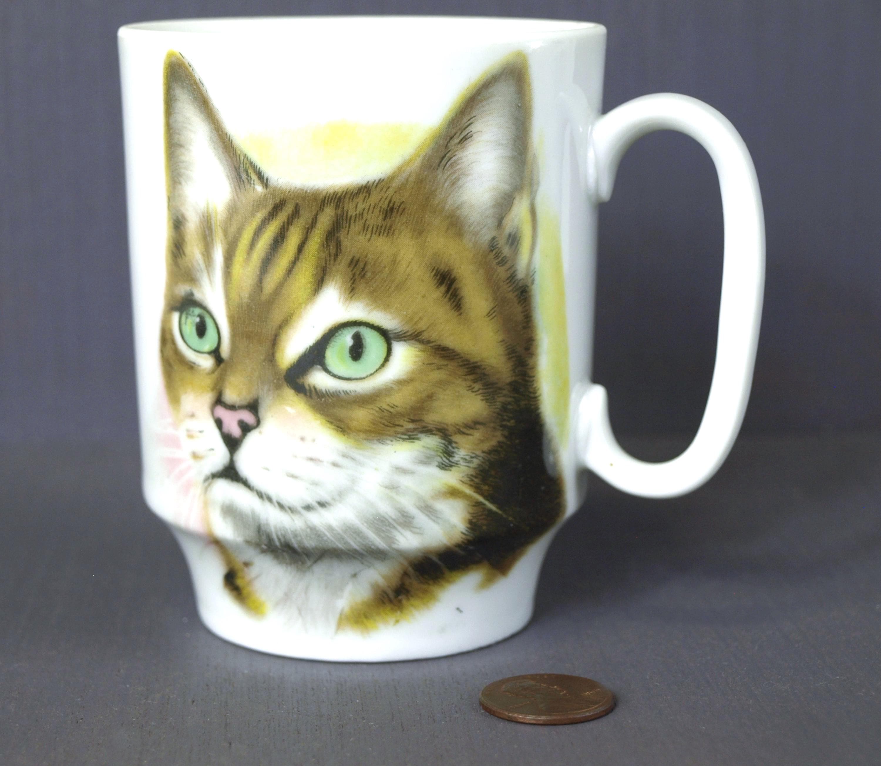 Japanese 1950's Porcelain Cat - Etsy
