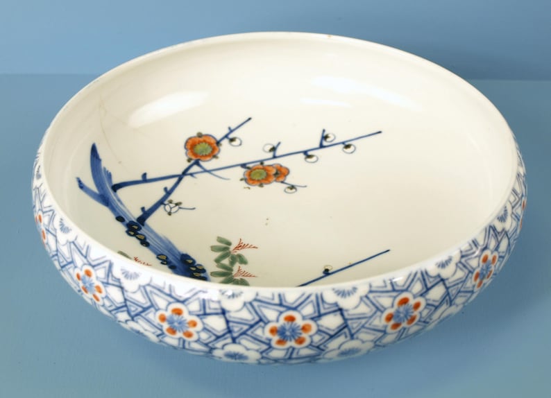 SilverliningByTravis Imari Serving Bowl - Thumbnail 2
