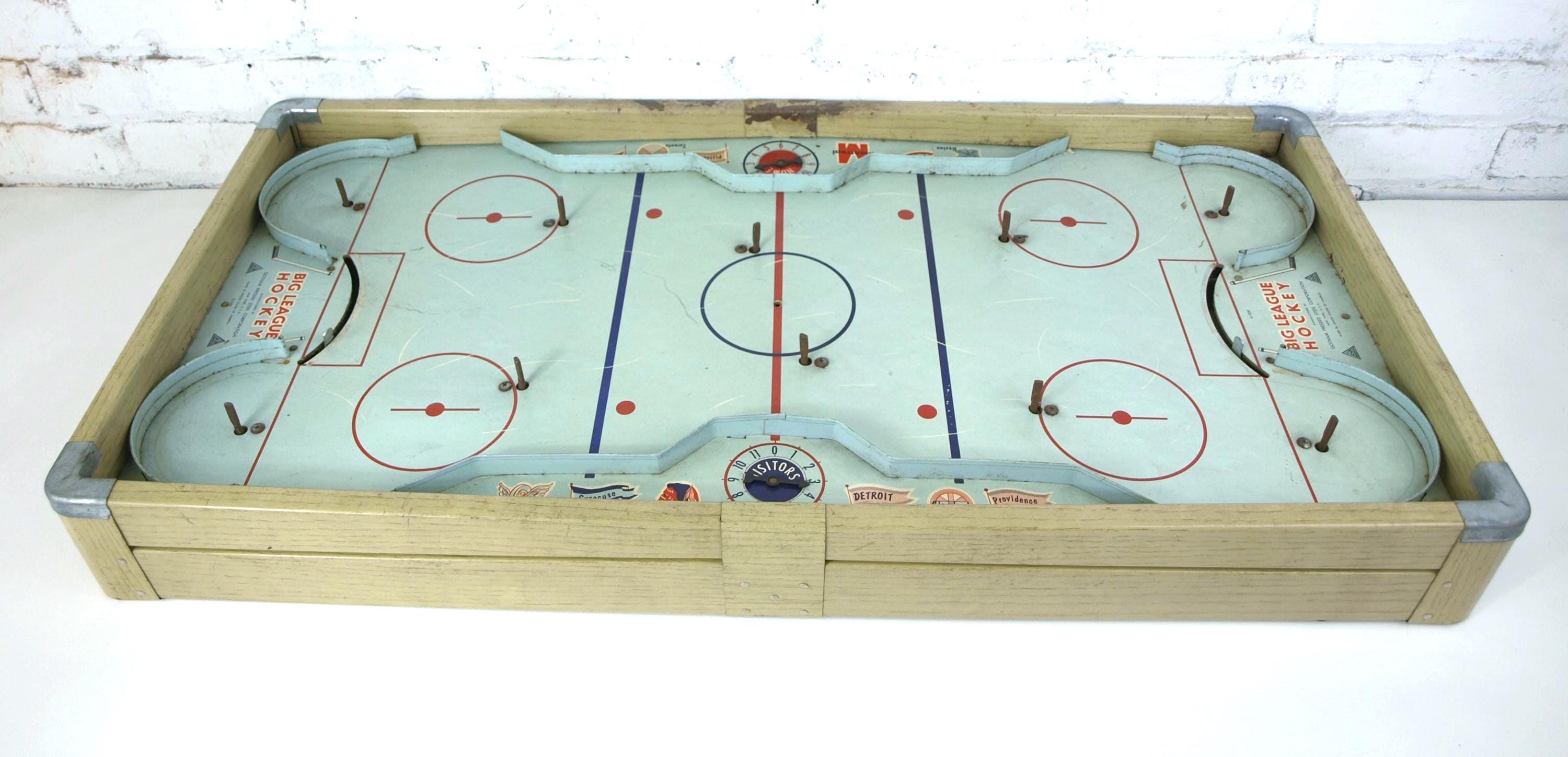 Vintage Gotham Big League Hockey Tabletop Game - Pressed Steel