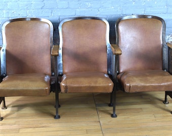 Antique Art Deco Theater Seats / Chairs - Multiples Available - Sold Separately -  Deep Discounts for Pickup or Local Delivery