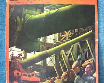 Époque WW2 The Saturday Evening Post, 18 novembre 1944, version 5,0 Très bon/bon état