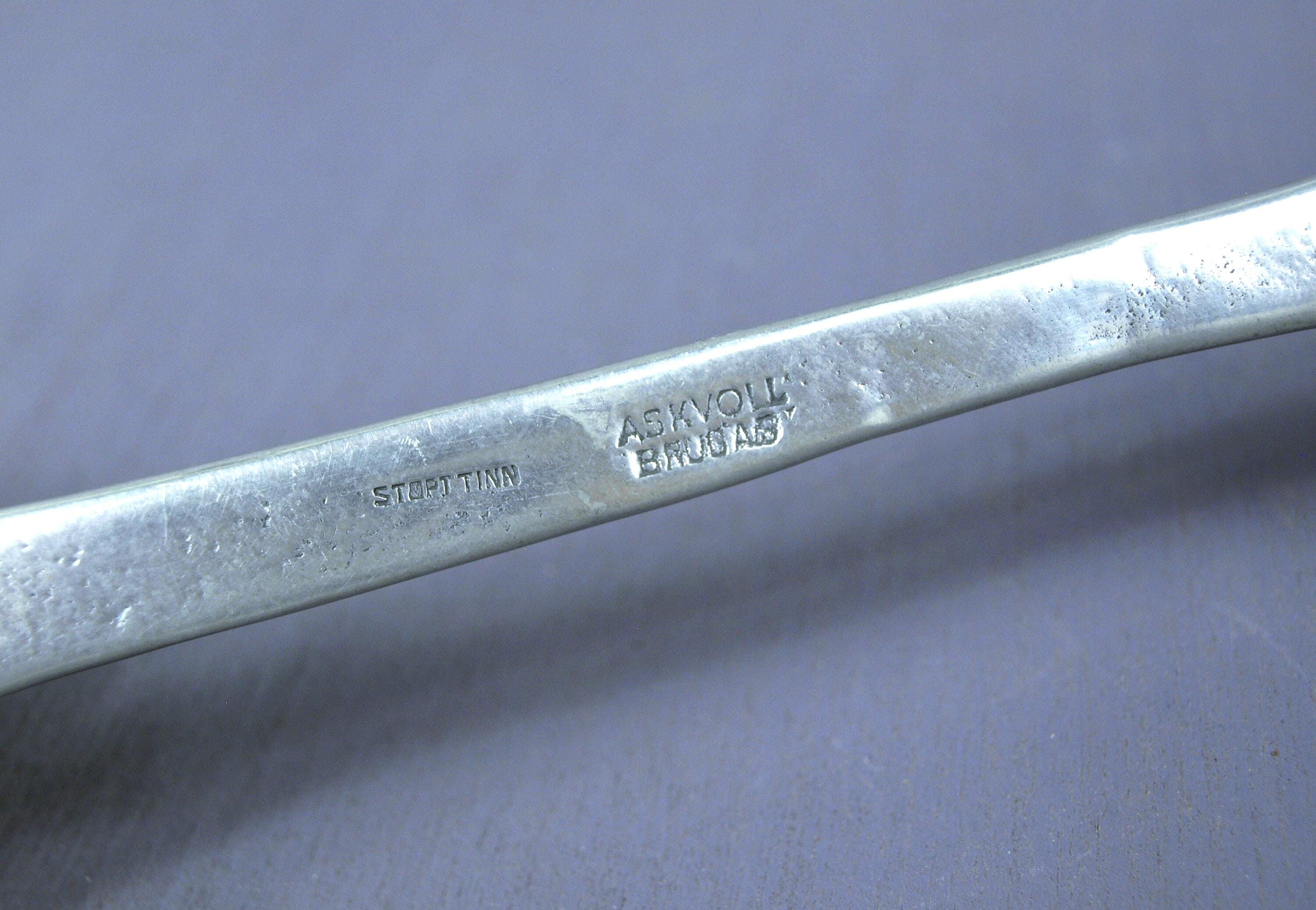Vintage Stuffing Spoon - STOPTTINN ASKVOLL BRUG A.S. 13.5