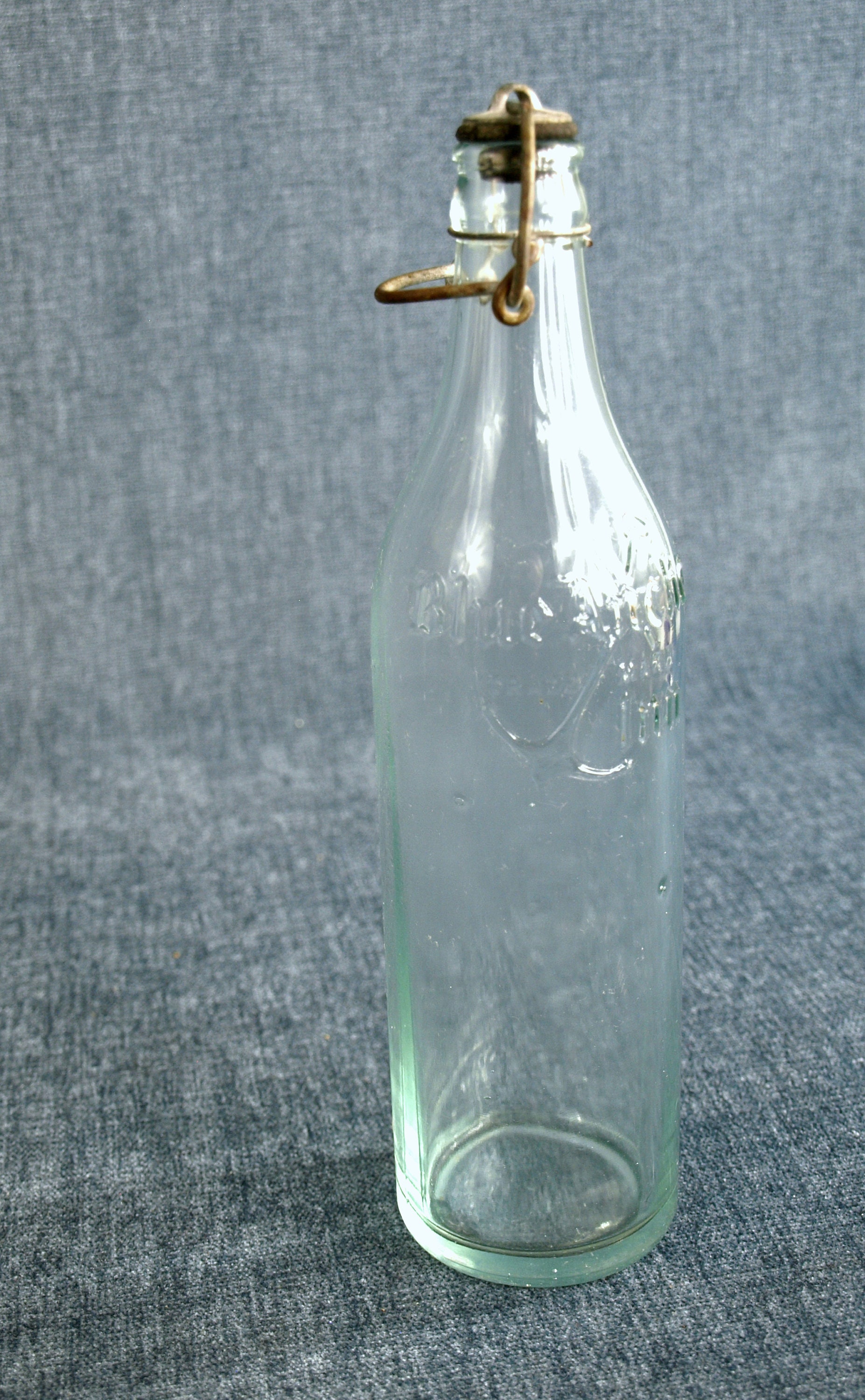 Light Blue Beer Bottle
