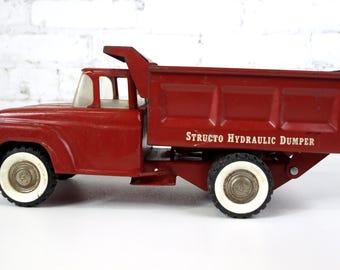 Vintage 1950's Structo Toys 'steel Cargo Co.' Tractor