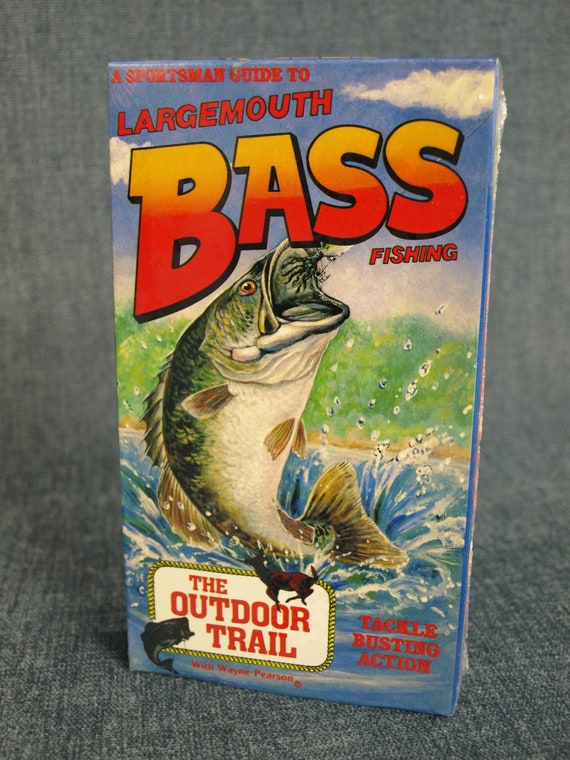 Vintage the Sportsman's Guide to Largmouth Bass VHS by the Outdoor Trail  1989 Factory Sealed NOS 