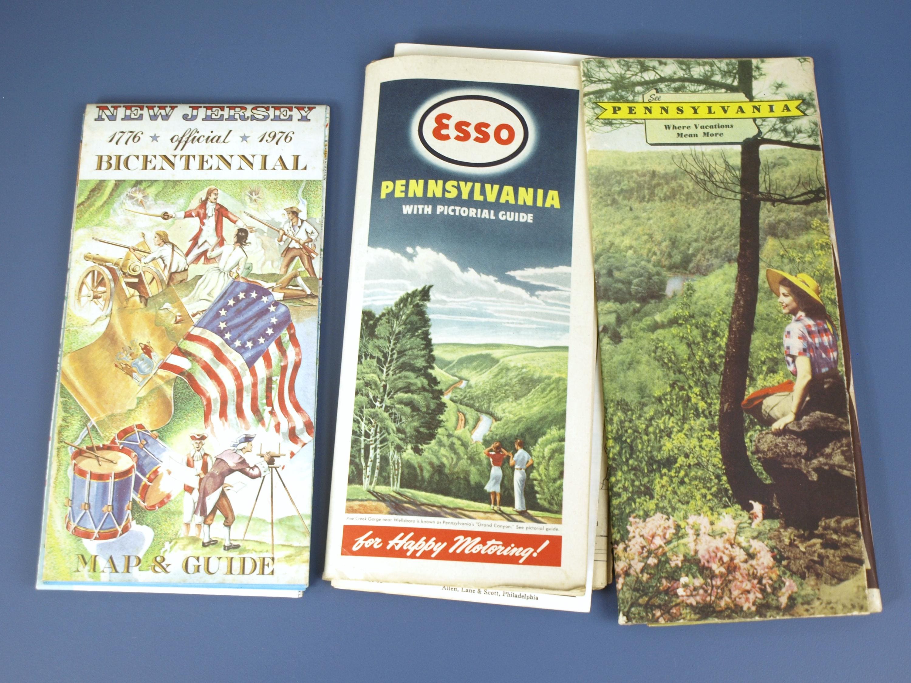 New jersey railroad map - Etsy México, image size:3000x2250