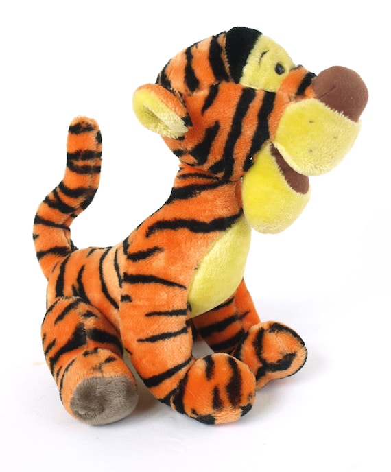 Vintage Seated Plush Tigger, 14