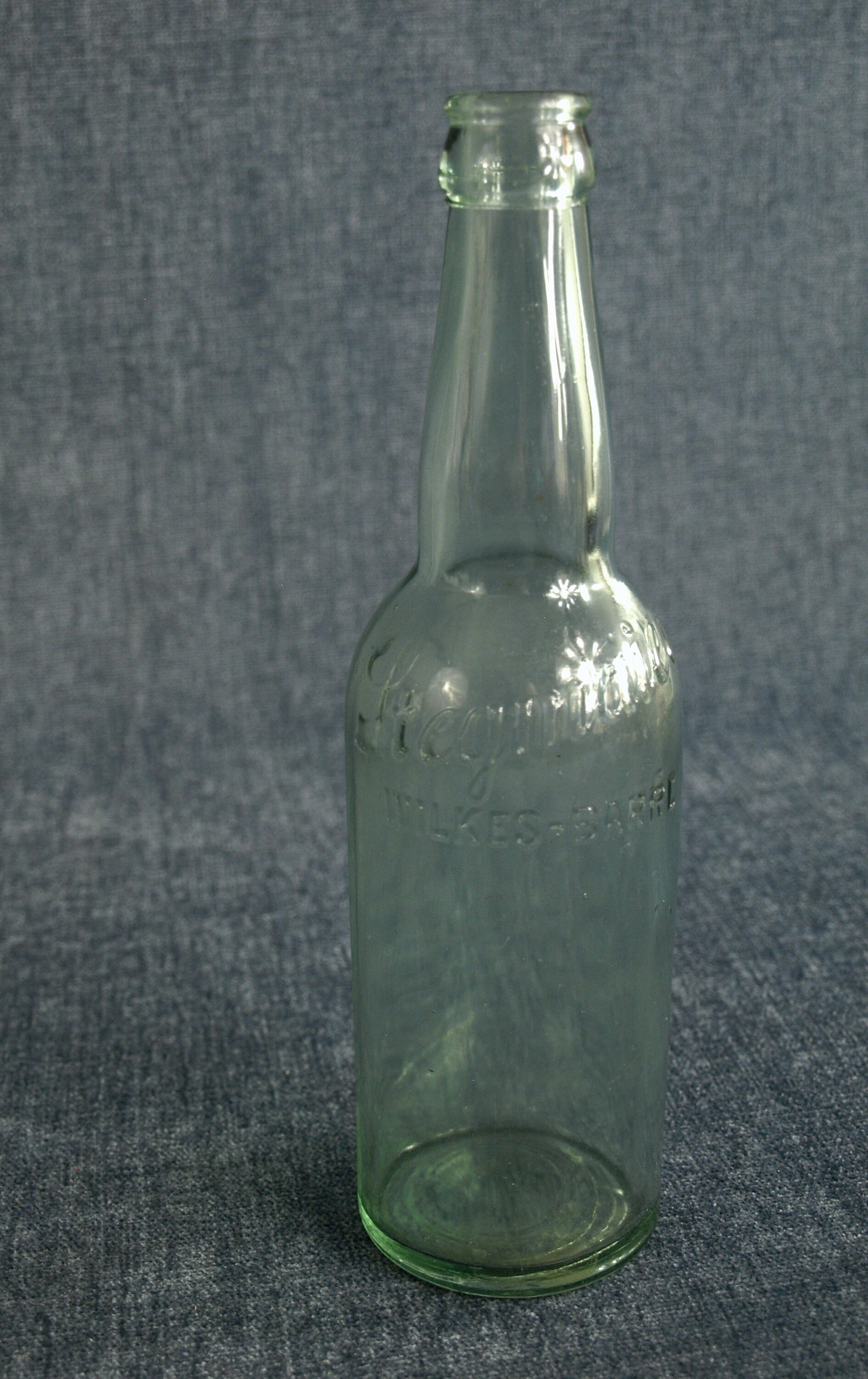 Botella Lory de Cristal con Tapón Vintage.