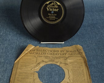 The Virginians 78 rpm Album by Victor Records - Blue - Fox Trot and Why Should I Cry Over You? - Fox Trot - 18933 A&B - superb condition