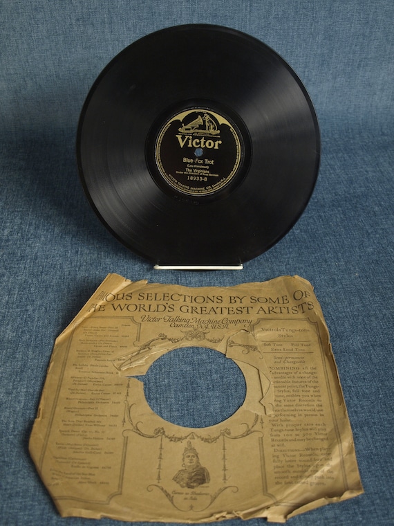 The Virginians 78 Rpm Album by Victor Records - Blue - Fox