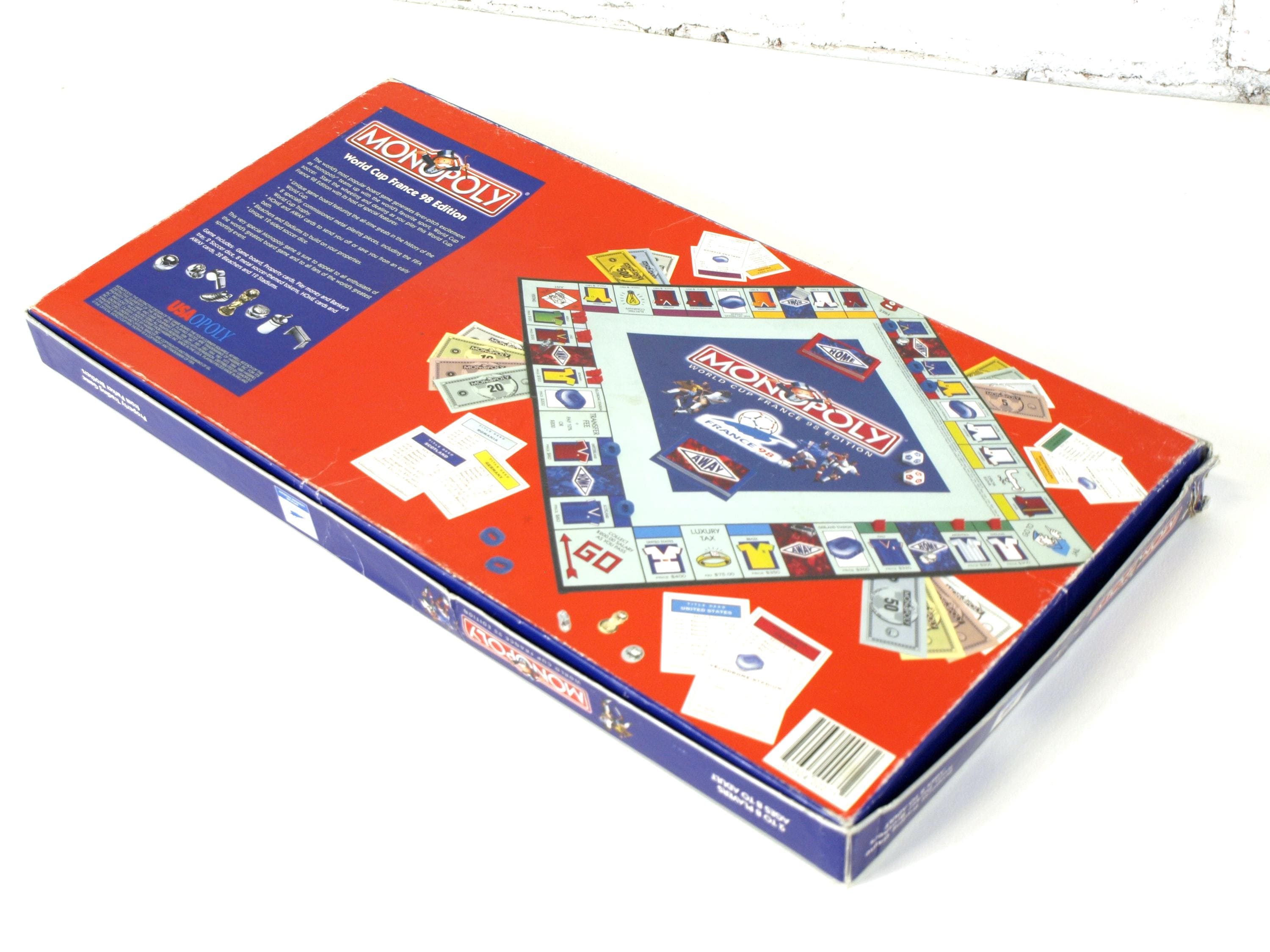 Vintage Monopoly, World Cup France 98 Edition in Original Box