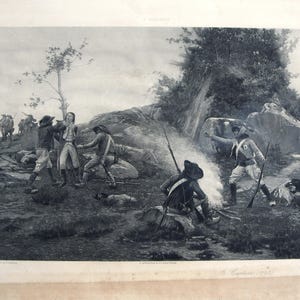 Uma captura (1793) de P. Grolleron Fotogravura antiga Goupil copyright 1893 - D. Appleton & Co Nova York