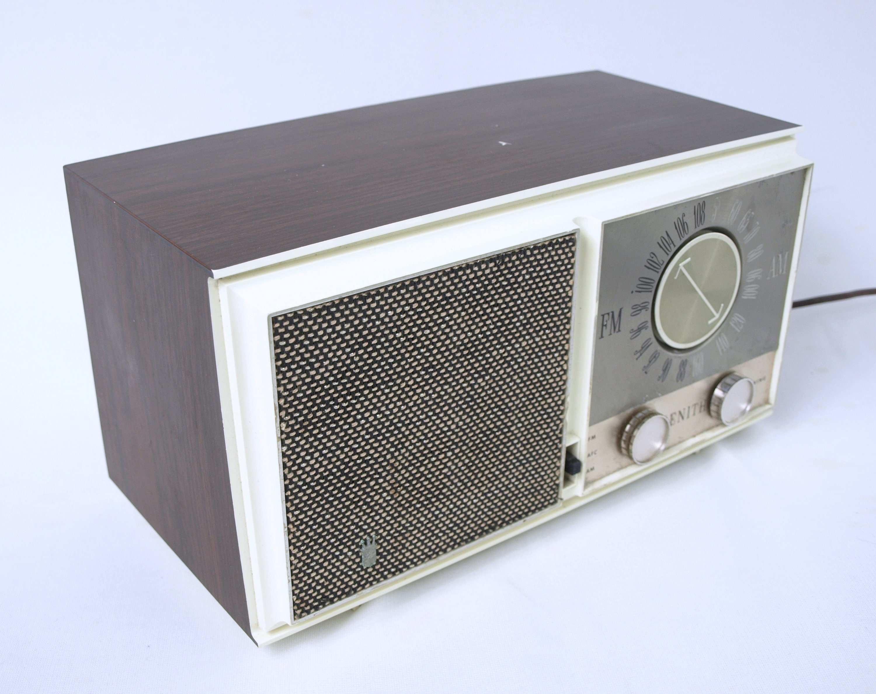 ヴィンテージ ゼニス 真空管 AM/FM/AFC ラジオ モデル S-64184 1951