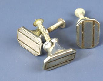 2 Charnières Vintage En Fer Forgé Style Victorien – Pour Porte Fenêtre Ou Coffre, Aspect Rouillé Sympa