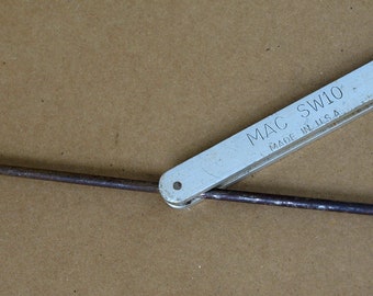 Vintage MAC SW-10 Swinger Haken mit leichtem Aluminiumgriff, 20 cm Länge - Sehr guter Zustand